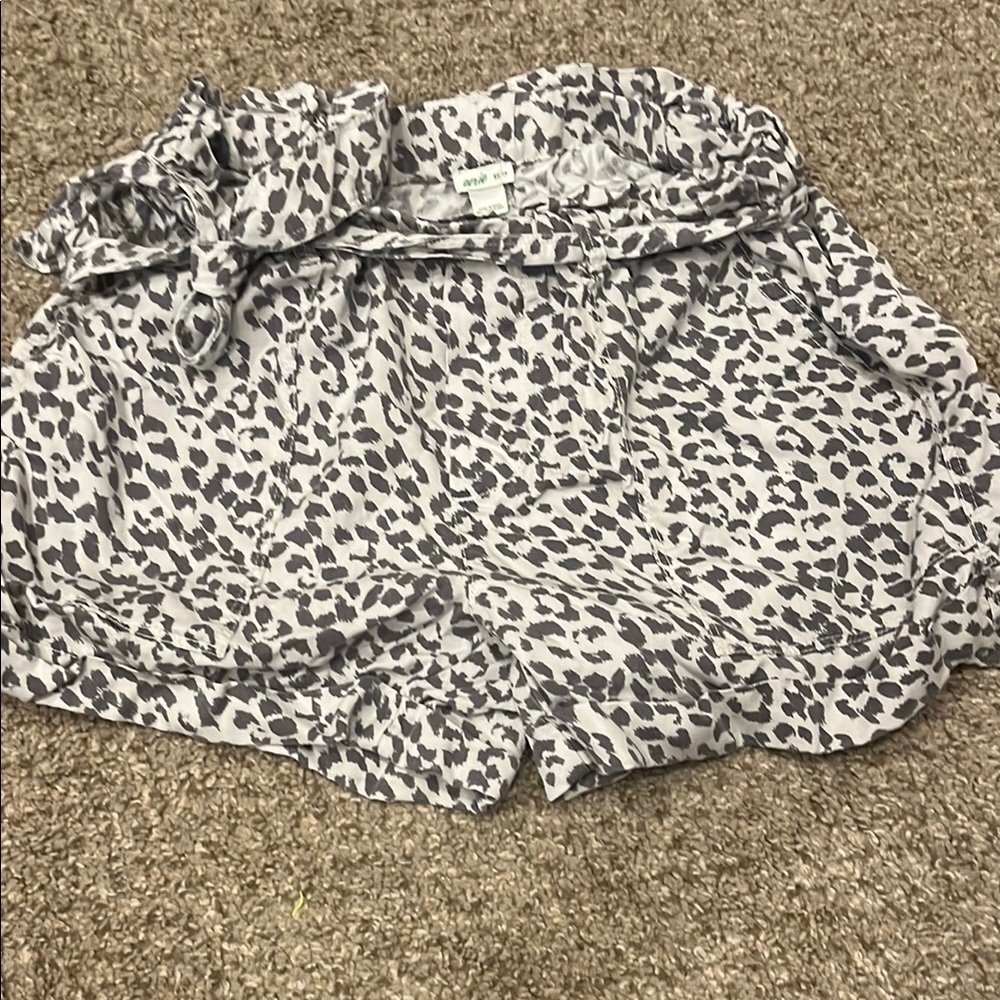 Aerie High Waist Black and White Shorts